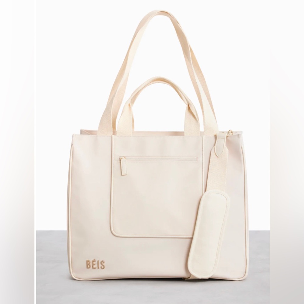 BÉIS The East To West Tote in beige
